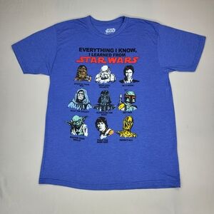 Vintage Official Starwars.com Everything I know T-Shirt
